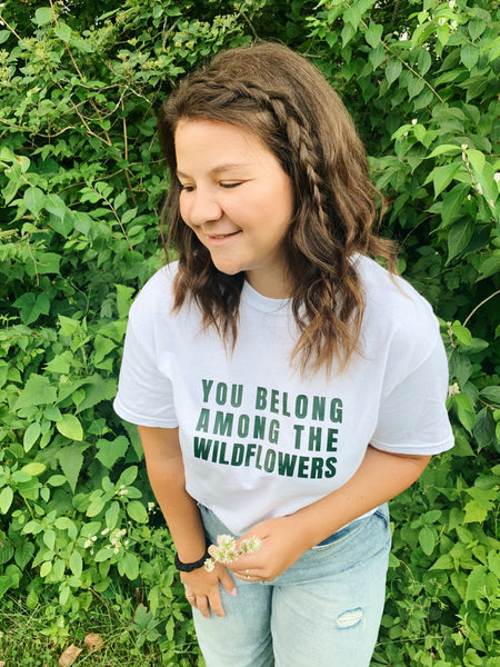 Among The Wildflowers Graphic Tee