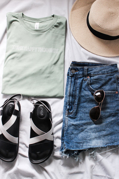Think Happy Thoughts Graphic Tee