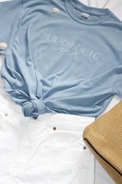 The Beach Is Calling Graphic Tee