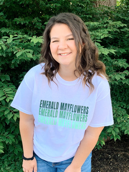 Emerald Mayflowers Graphic Tee