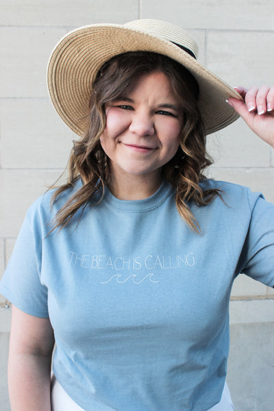 The Beach Is Calling Graphic Tee