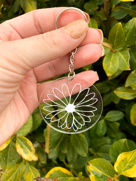 Flower Power Keychain