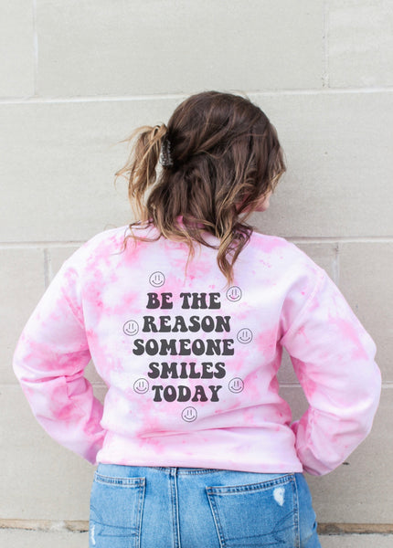 Be The Reason Tie Dye Crew Neck