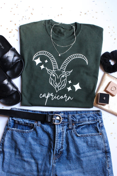 Zodiac Graphic Tee (Capricorn-Aries)