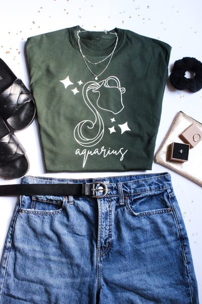 Zodiac Graphic Tee (Capricorn-Aries)