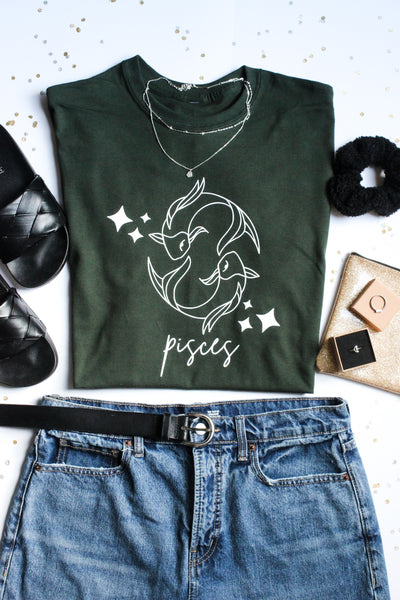 Zodiac Graphic Tee (Capricorn-Aries)