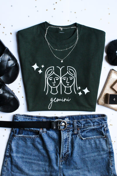 Zodiac Graphic Tee (Taurus-Leo)
