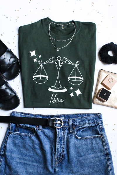 Zodiac Graphic Tee (Virgo-Sagittarius)