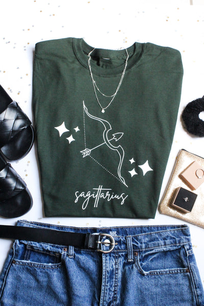 Zodiac Graphic Tee (Virgo-Sagittarius)