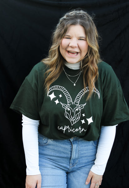 Zodiac Graphic Tee (Capricorn-Aries)