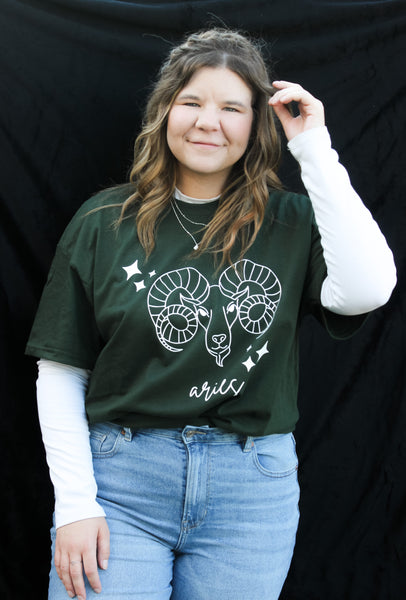Zodiac Graphic Tee (Capricorn-Aries)