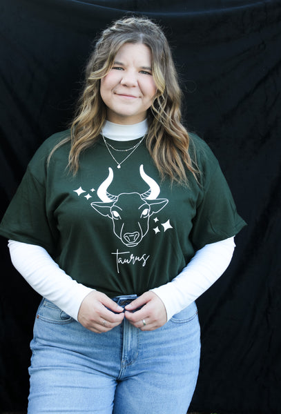 Zodiac Graphic Tee (Taurus-Leo)