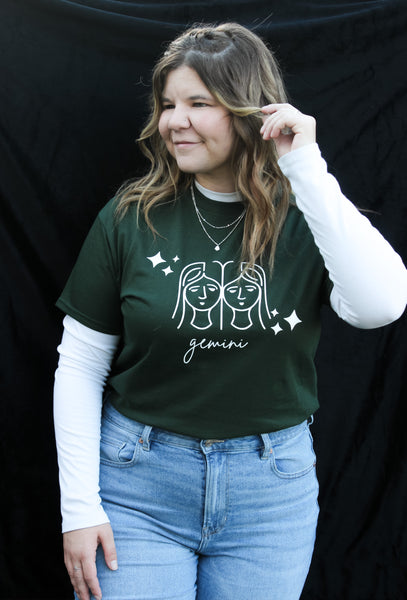 Zodiac Graphic Tee (Taurus-Leo)