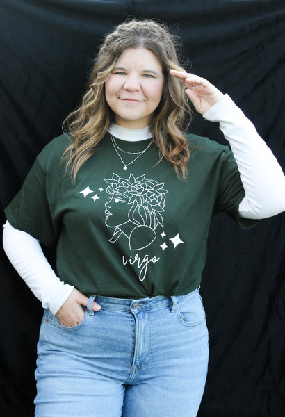 Zodiac Graphic Tee (Virgo-Sagittarius)