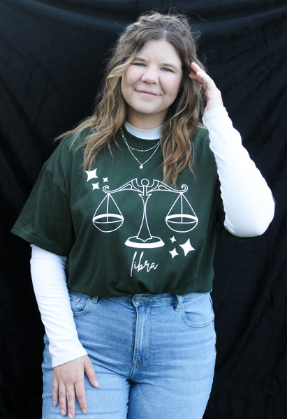 Zodiac Graphic Tee (Virgo-Sagittarius)