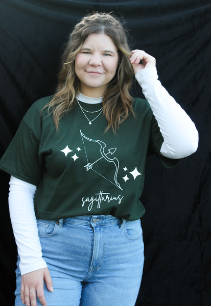 Zodiac Graphic Tee (Virgo-Sagittarius)