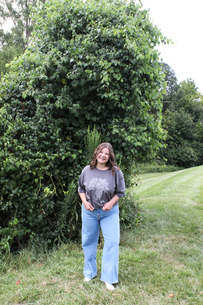 Marigold Cowgirl Boot Oversized Tee