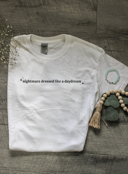 Nightmare Dressed Like A Daydream Graphic Tee & 1989 Bracelet