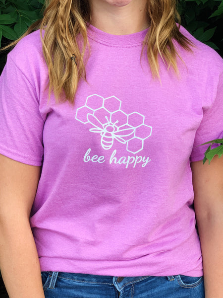 Bee Happy Graphic Tee
