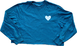 Heart Cropped Long Sleeve