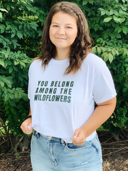 Among The Wildflowers Graphic Tee