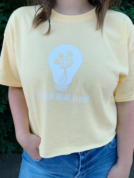 Light Bulb Cropped Graphic Tee