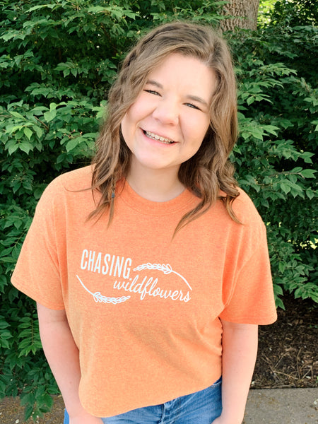 Chasing Wildflowers Cropped Graphic Tee