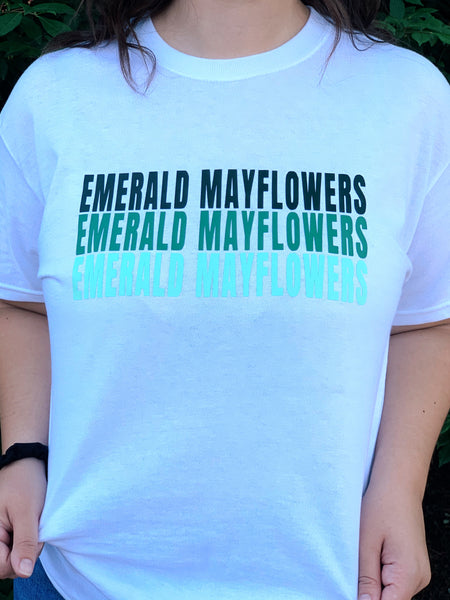 Emerald Mayflowers Graphic Tee