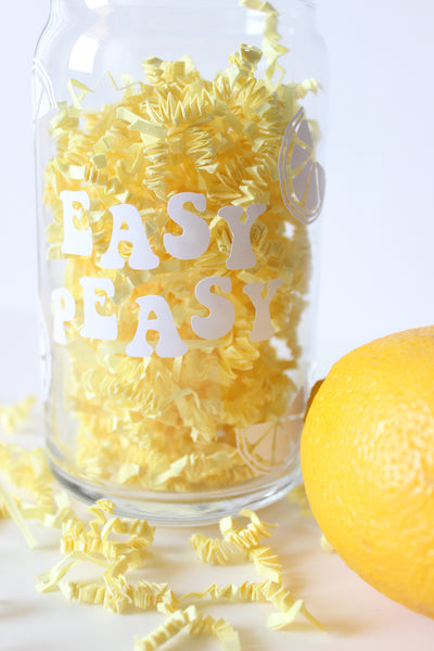 Easy Peasy Glass Cup