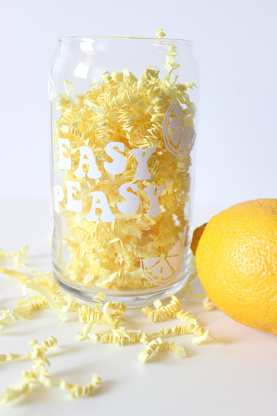 Easy Peasy Glass Cup